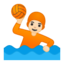 person playing water polo Emoji on Android, Google