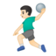 man playing handball Emoji on Android, Google