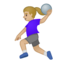 woman playing handball Emoji on Android, Google