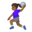 woman playing handball Emoji on Android, Google