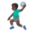 man playing handball Emoji on Android, Google