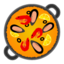 Emoji de paella en Android, Google