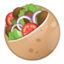 Emoji de pan plano relleno en Android, Google