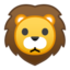 Emoji de cara de león en Android, Google