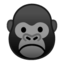 gorilla Emoji on Android, Google