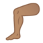 Emoji de pierna en Android, Google