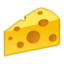 Emoji de trozo de queso en Android, Google