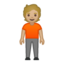 person standing Emoji on Android, Google