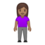 woman standing Emoji on Android, Google