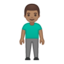 man standing Emoji on Android, Google