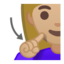 deaf woman Emoji on Android, Google