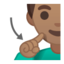 deaf man Emoji on Android, Google