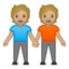 Emoji de personas de la mano en Android, Google