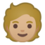 Emoji de persona en Android, Google
