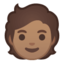 Emoji de persona en Android, Google