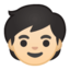 Emoji de niño en Android, Google