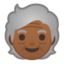 Emoji de persona mayor en Android, Google
