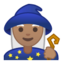 woman mage Emoji on Android, Google