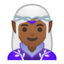 woman elf Emoji on Android, Google