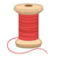 Emoji de hilo de coser en Android, Google