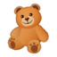 teddy bear Emoji on Android, Google