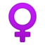 female sign Emoji on Android, Google