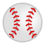 Emoji de bola de béisbol en Android, Google