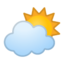 Emoji de nubes y claros en Android, Google