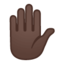 raised hand Emoji on Android, Google