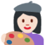 女上的推特表情符号