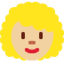 Emoji de mujer en Twitter