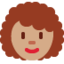 Emoji de mujer en Twitter