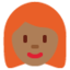 Emoji de mujer en Twitter