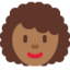 Emoji de mujer en Twitter