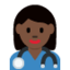 woman health worker Emoji on Twitter