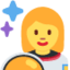 Emoji de mujer en Twitter