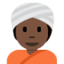 person wearing turban Emoji on Twitter