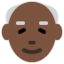 Emoji de hombre viejo en Twitter