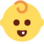 Emoji de bebé en Twitter