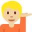 person tipping hand Emoji on Twitter