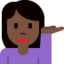 woman tipping hand Emoji on Twitter