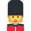 Emoji de mujer guardia inglesa en Twitter