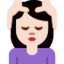 woman getting massage Emoji on Twitter