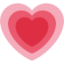 growing heart Emoji on Twitter