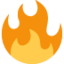 ツイッターのファイアー絵文字