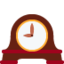 mantelpiece clock Emoji on Twitter