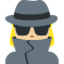 woman detective Emoji on Twitter