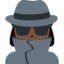 woman detective Emoji on Twitter