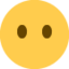 face without mouth Emoji on Twitter