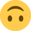 upside-down face Emoji on Twitter